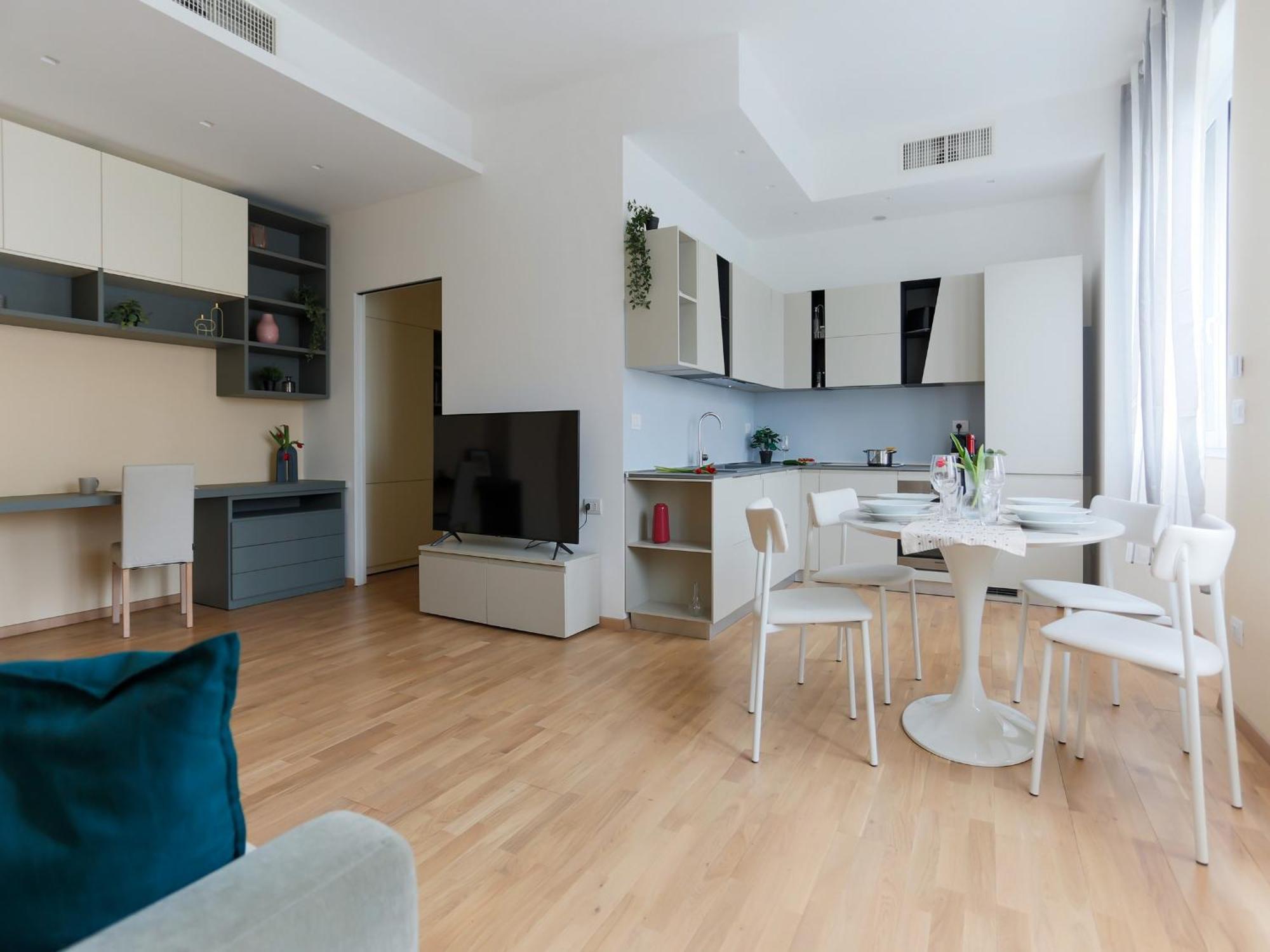 The Best Rent - Bright One-Bedroom Apartment In Corso Vittorio Emanuele II 米兰 外观 照片